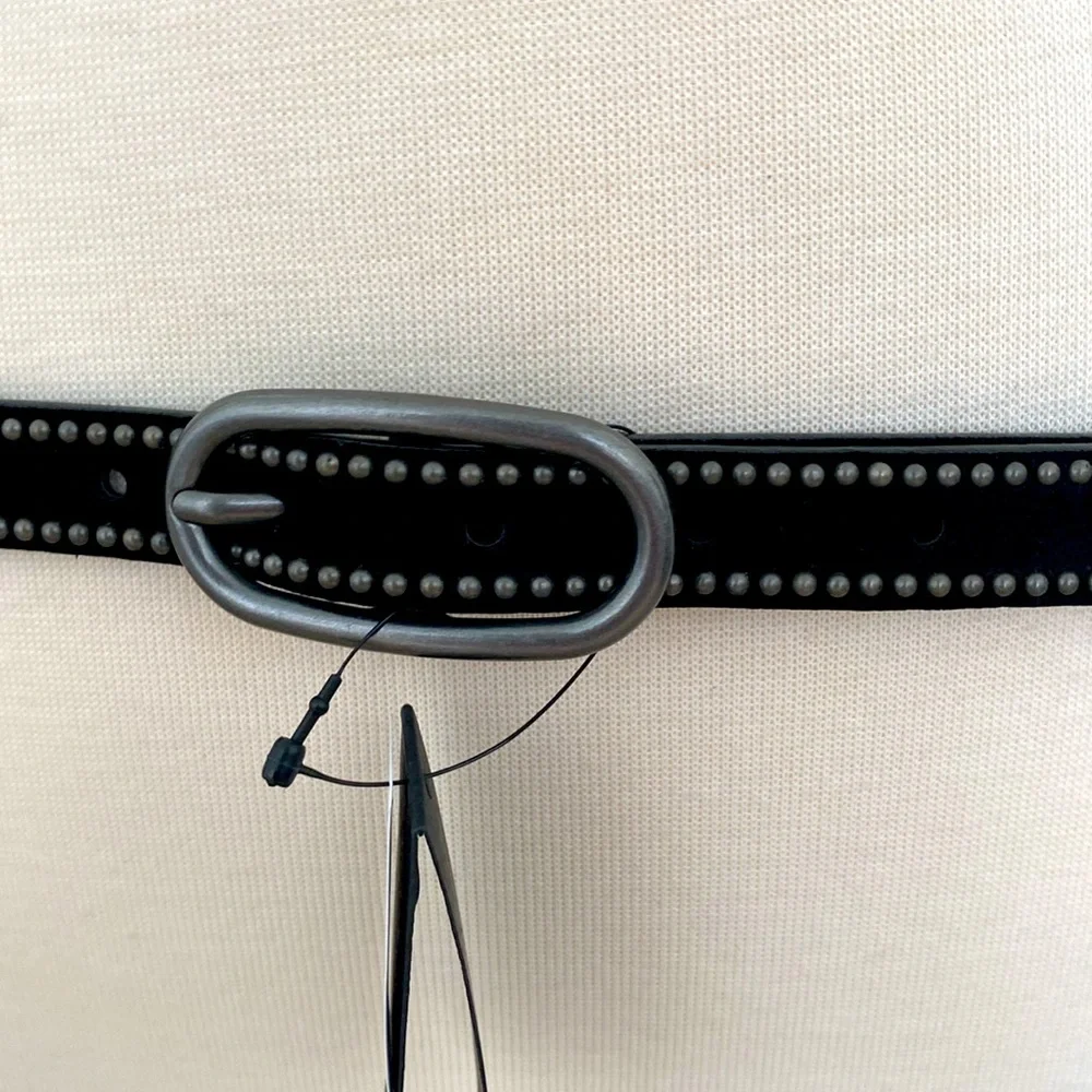 Banana Republic Daze Skinny Leather Studded Belt Size Small